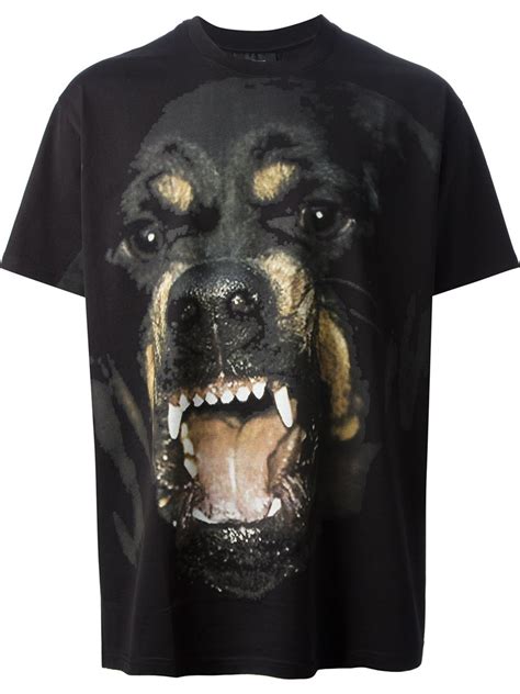 givenchy t shirt dog|black givenchy shirt.